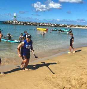 Our CEO at the Paddle Board Event – Aguadilla